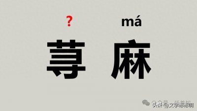 ​“荨麻”不读（xún má），饕餮、豇豆、兖州）该怎么读？